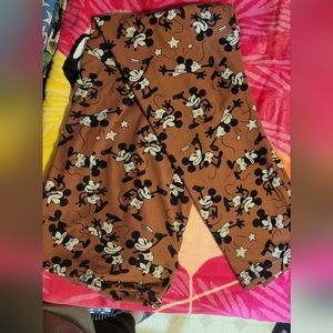 2 Pair Mickey/Minnie Leggings